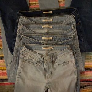 Levi’s! 711 (sz 24, 26, 27) Levi’s 721 (sz 25) boyfriend (sz 27)